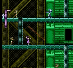 une photo d'Ã©cran de Blue Shadow sur Nintendo Nes